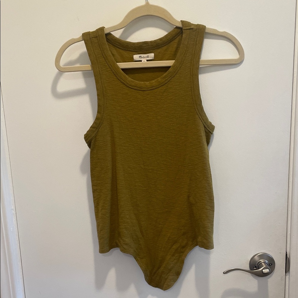 Madewell Olive Knot Tank Top - Picture 2 of 4
